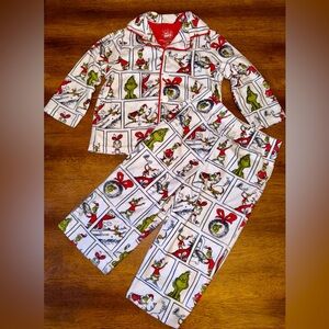 How the Grinch Stole Christmas Size 18 Months Pajama Set Flannel